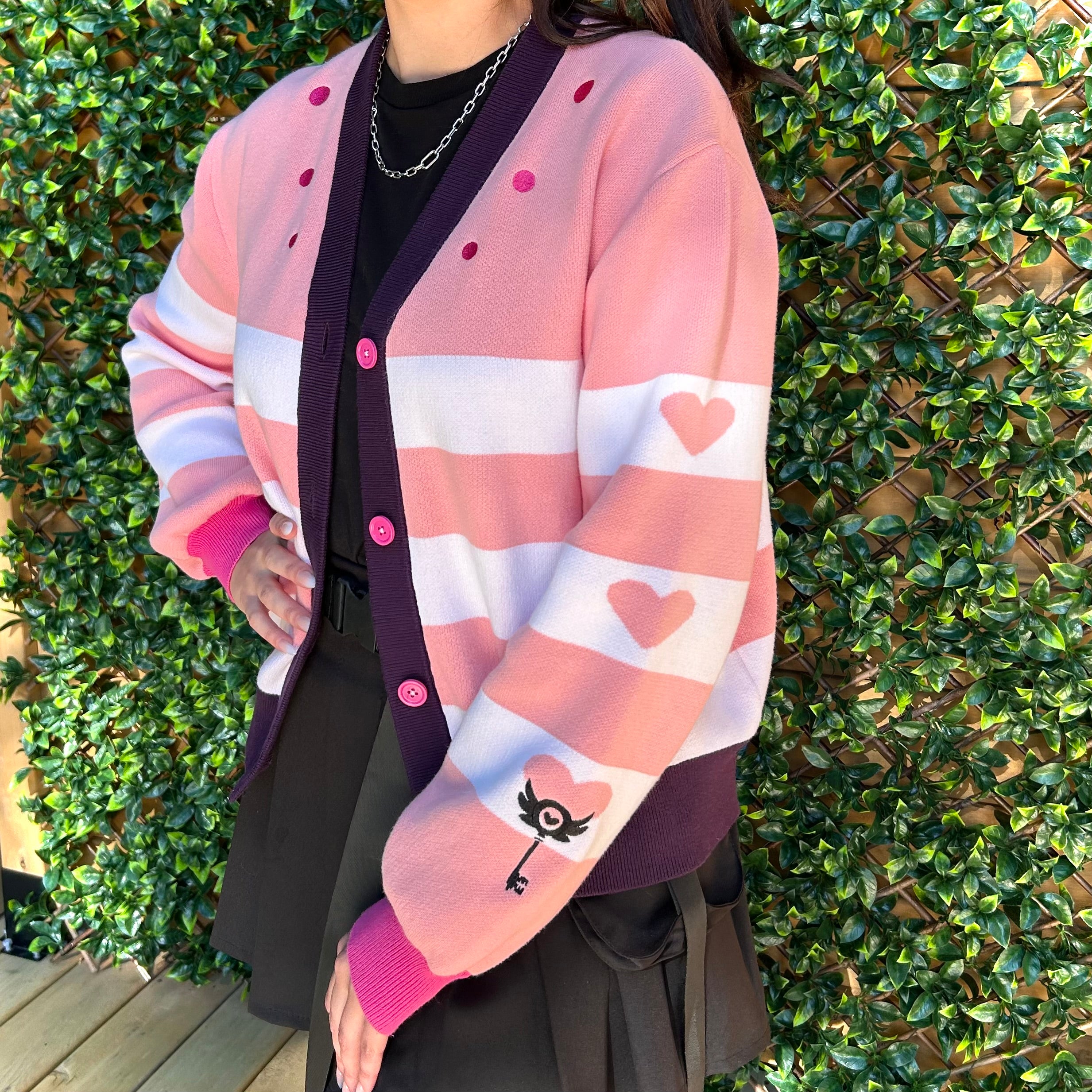 Hazbin Hotel Angel Dust cardigan