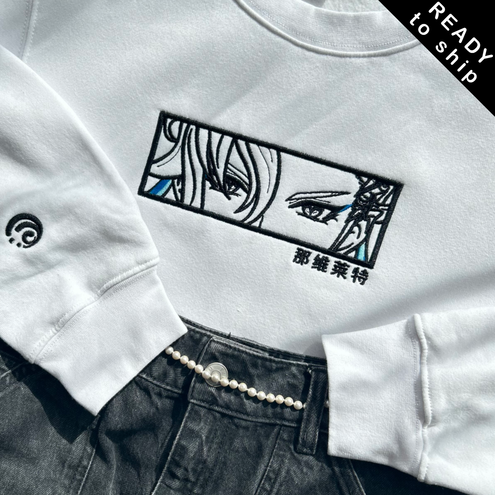 Subtle Neuvillette Genshin Impact Embroidered Sweater & Hoodie