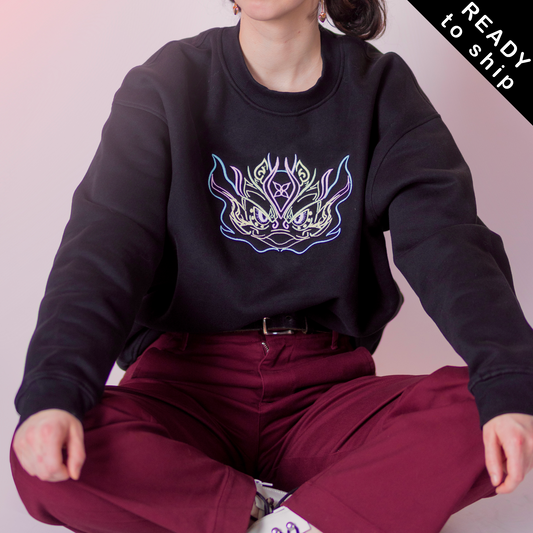 Subtle Genshin Impact Ga Ming Embroidered Crewneck & Hoodie