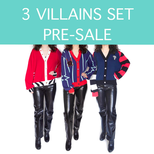 3 Villains Set - Redemption Hotel Cardigans Series II