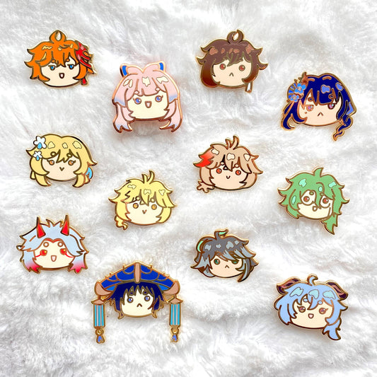 Character enamel pins - Ready to ship
